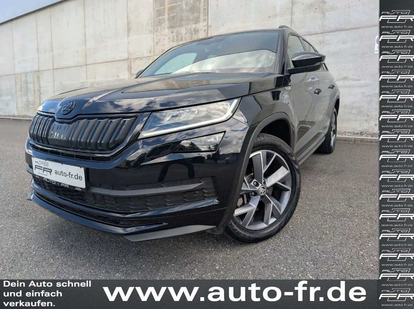 Skoda Kodiaq Sportline 4x4 DSG 2,0-TSI erst 29Tkm LED Schwarz - 1
