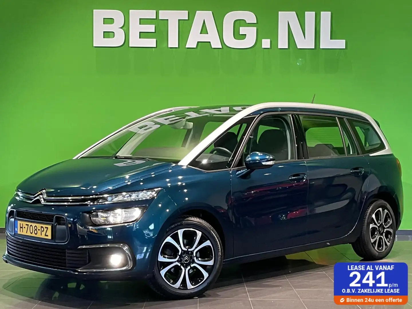 Citroen Grand C4 SpaceTourer 1.2 Business | 7-persoons! | Navigatie | Bleu - 1