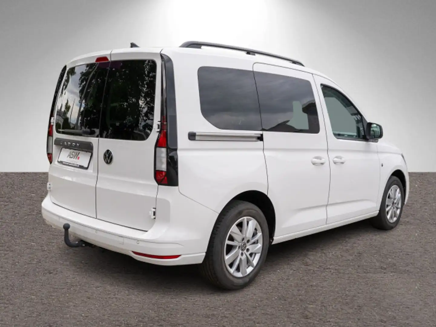 Volkswagen Caddy Life 2.0TDI DSG Navi PDC v/h SHZ AHK Blanc - 2