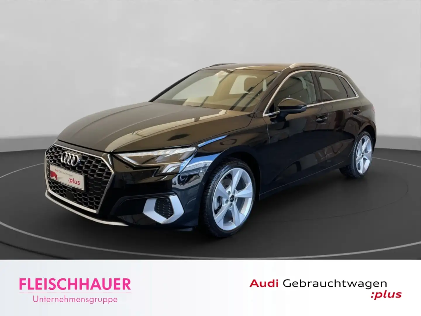 Audi A3 Sportback 35 TDI advanced DSG AHK-abnehmbar Navi D Schwarz - 1