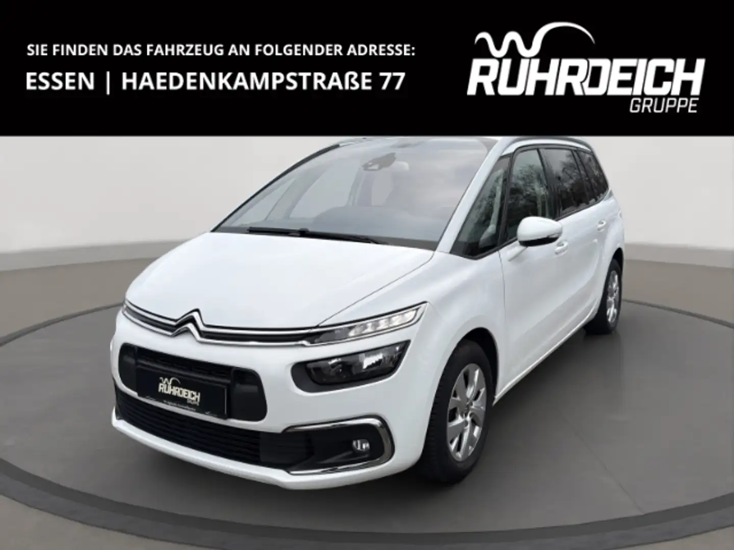 Citroen Grand C4 SpaceTourer Feel 1.2 7-Sitzer AHK ALLWETTER PDC KLIMAAT DAB Weiß - 1