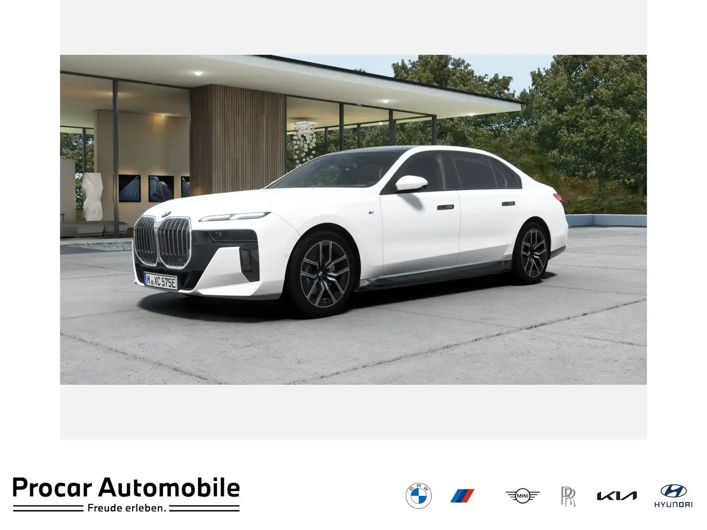 BMW i7 eDrive50 ab 510€ Leasing M Sport PA RFK NAVI LED Bílá - 1