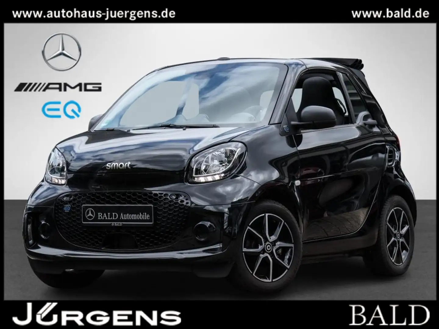 smart forTwo EQ  cabrio Cool&Audio/LED-Tagfahr Schwarz - 1