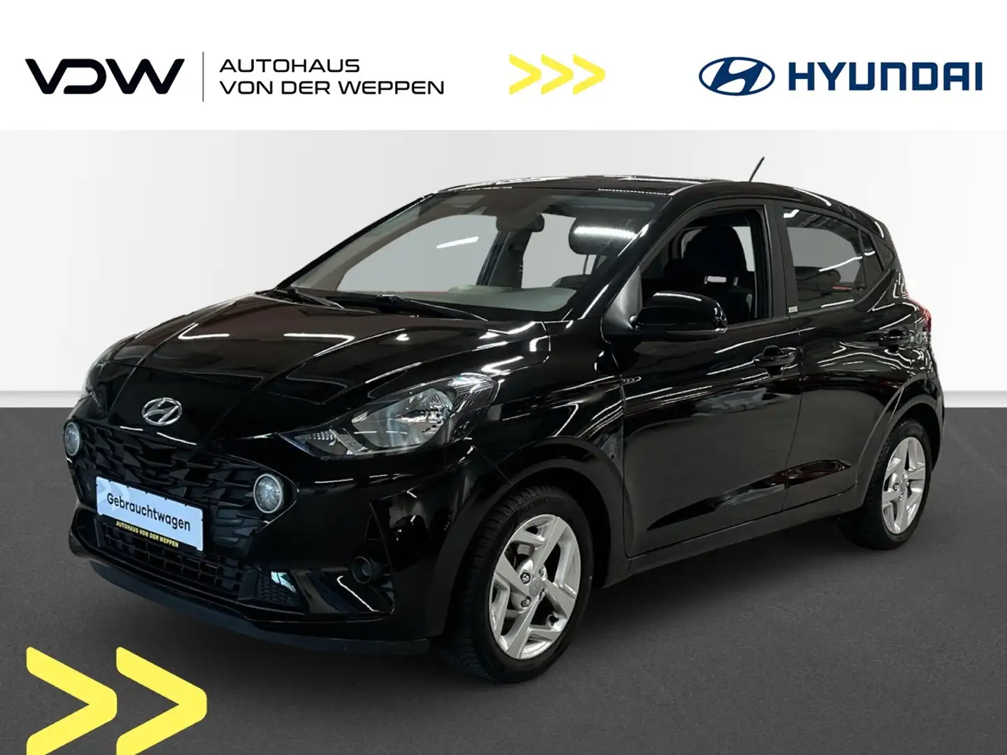 Hyundai i10 Trend Klima Einparkhilfe Sitzheizung Fenster el. Schwarz - 1