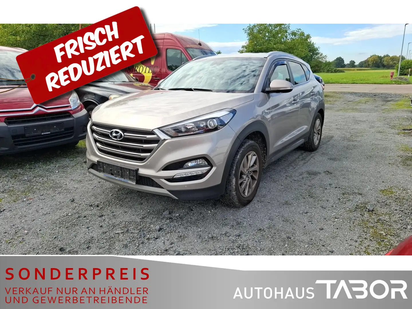 Hyundai TUCSON 1.6 2WD Navi AHK PDC LM Klimaaut. Beige - 1