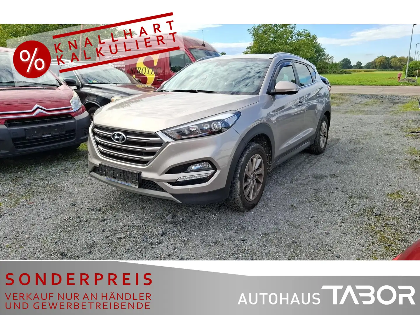 Hyundai TUCSON 1.6 2WD Navi AHK PDC LM Klimaaut. Beige - 1