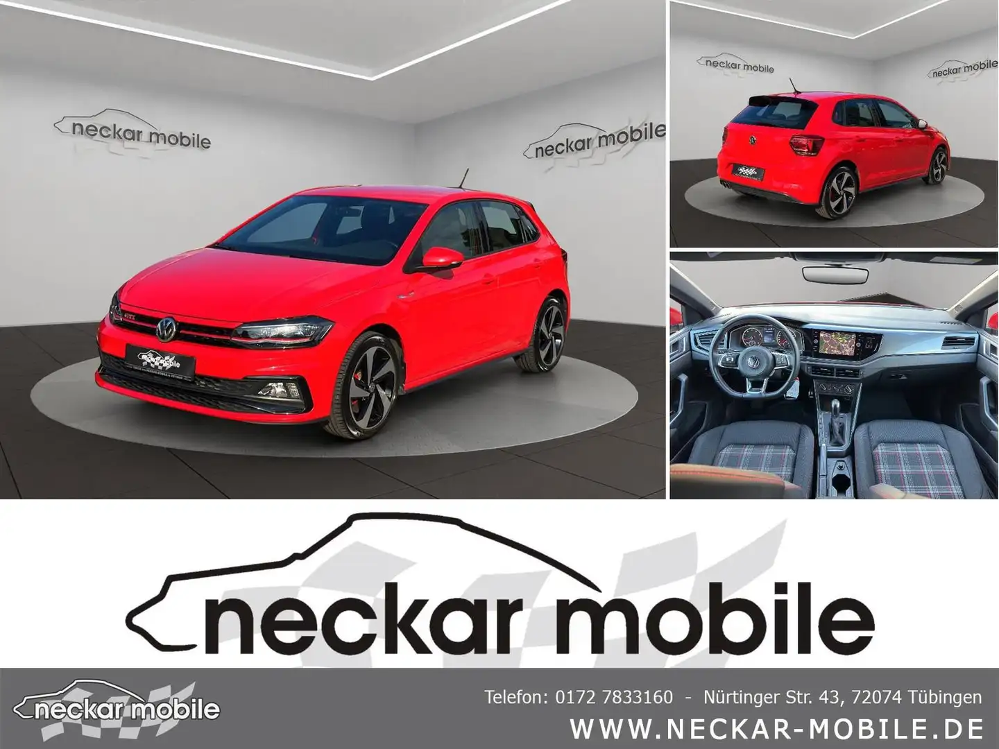 Volkswagen Polo 2.0 GTI ACC DSG Navi LED PDC Rouge - 1