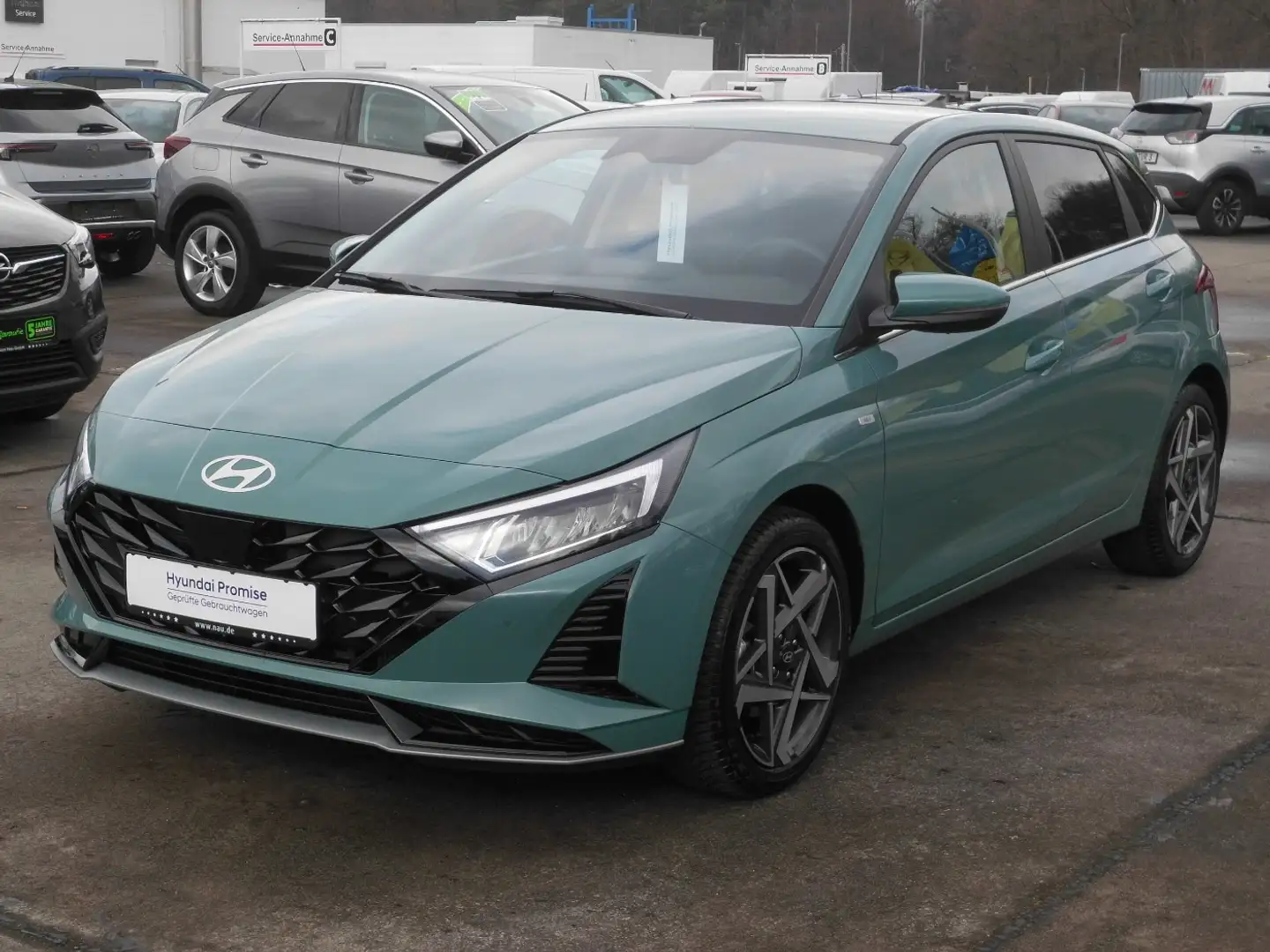 Hyundai i20 Prime 1.0 T-GDI Inspektionspaket Big Deal! Zielony - 2