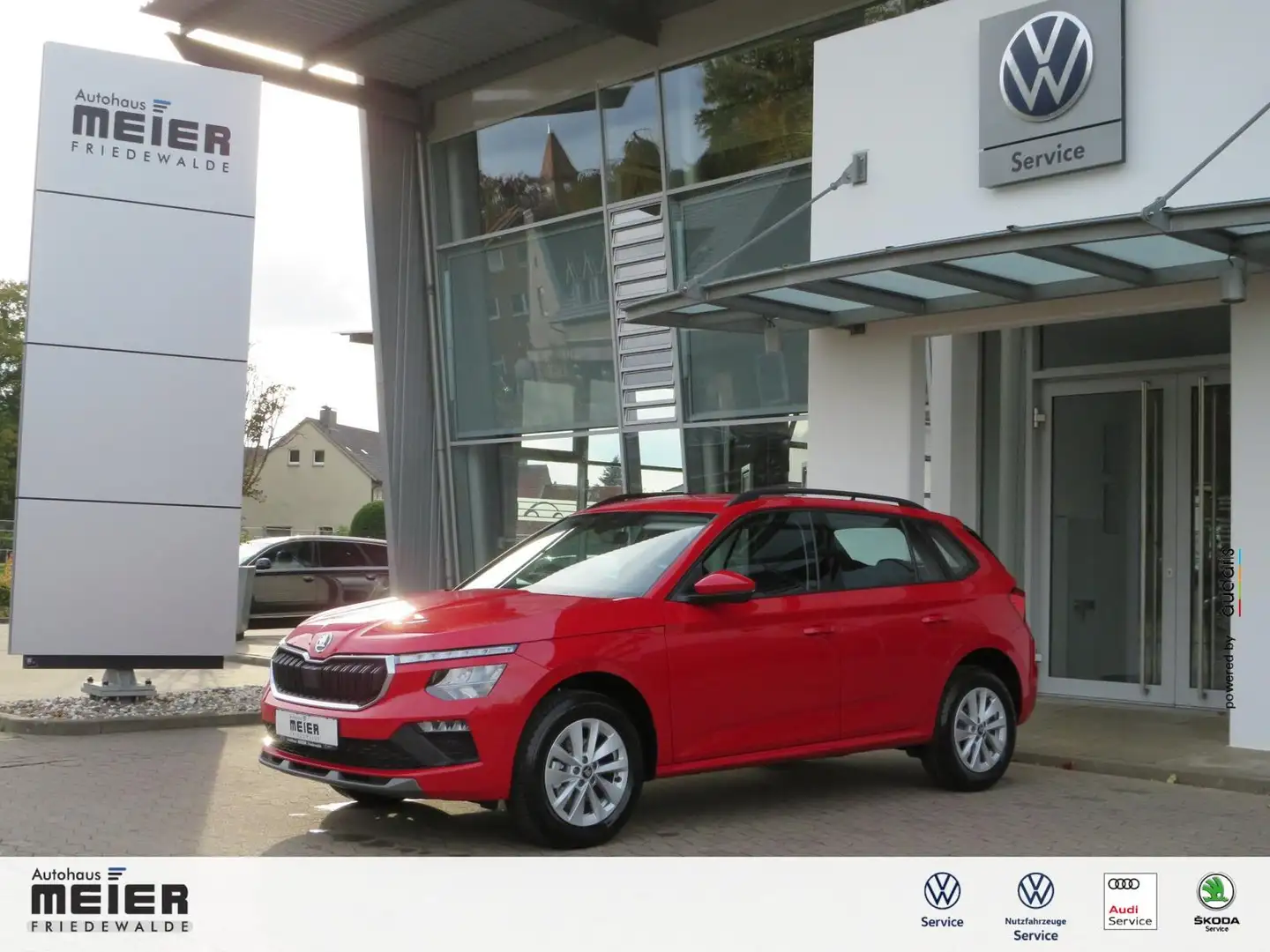 Skoda Kamiq Selection 1.0TSI AHK LED Kamera APP Sitzh. Rouge - 1
