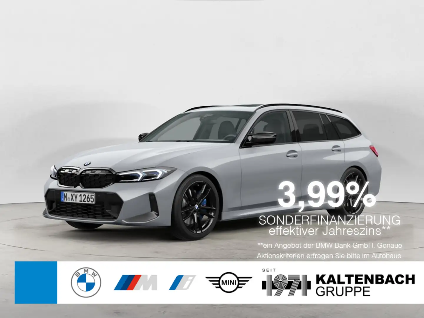 BMW 340 i xDrive Touring PANO HUD LED STANDHZ NAVI Gris - 1