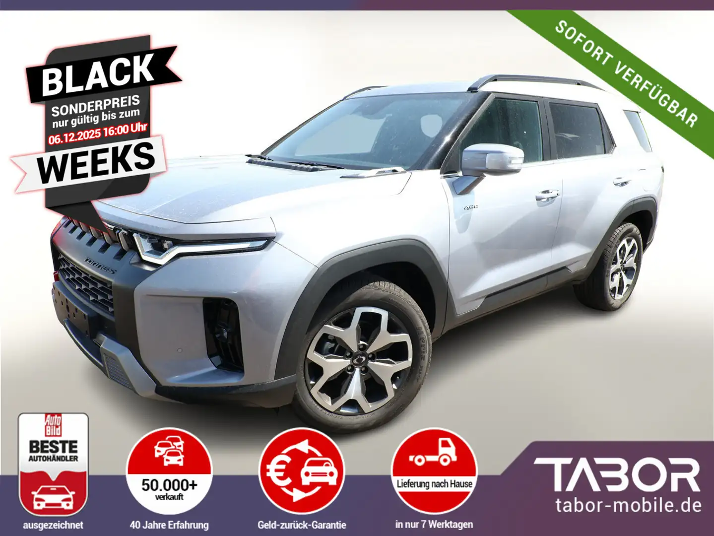 KGM Torres 1.5 T-GDi 163 Aut AWD LED eHk ACC UVP-29%* Silber - 1