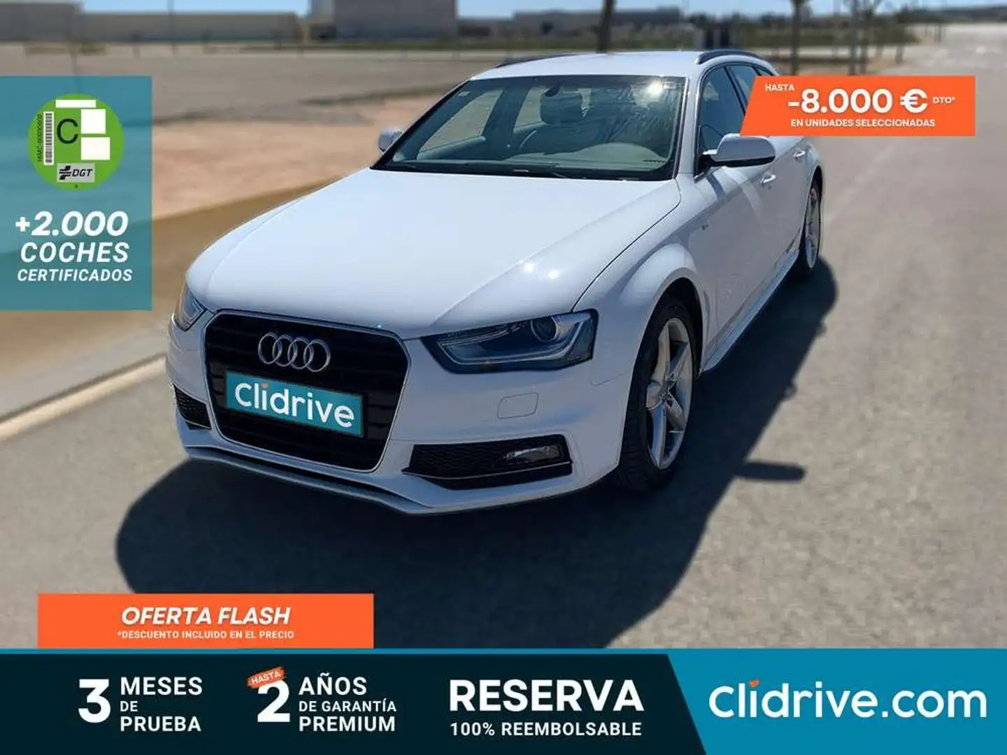 Audi A4 Avant 2.0TDI Black line edition 110kW Blanco - 1