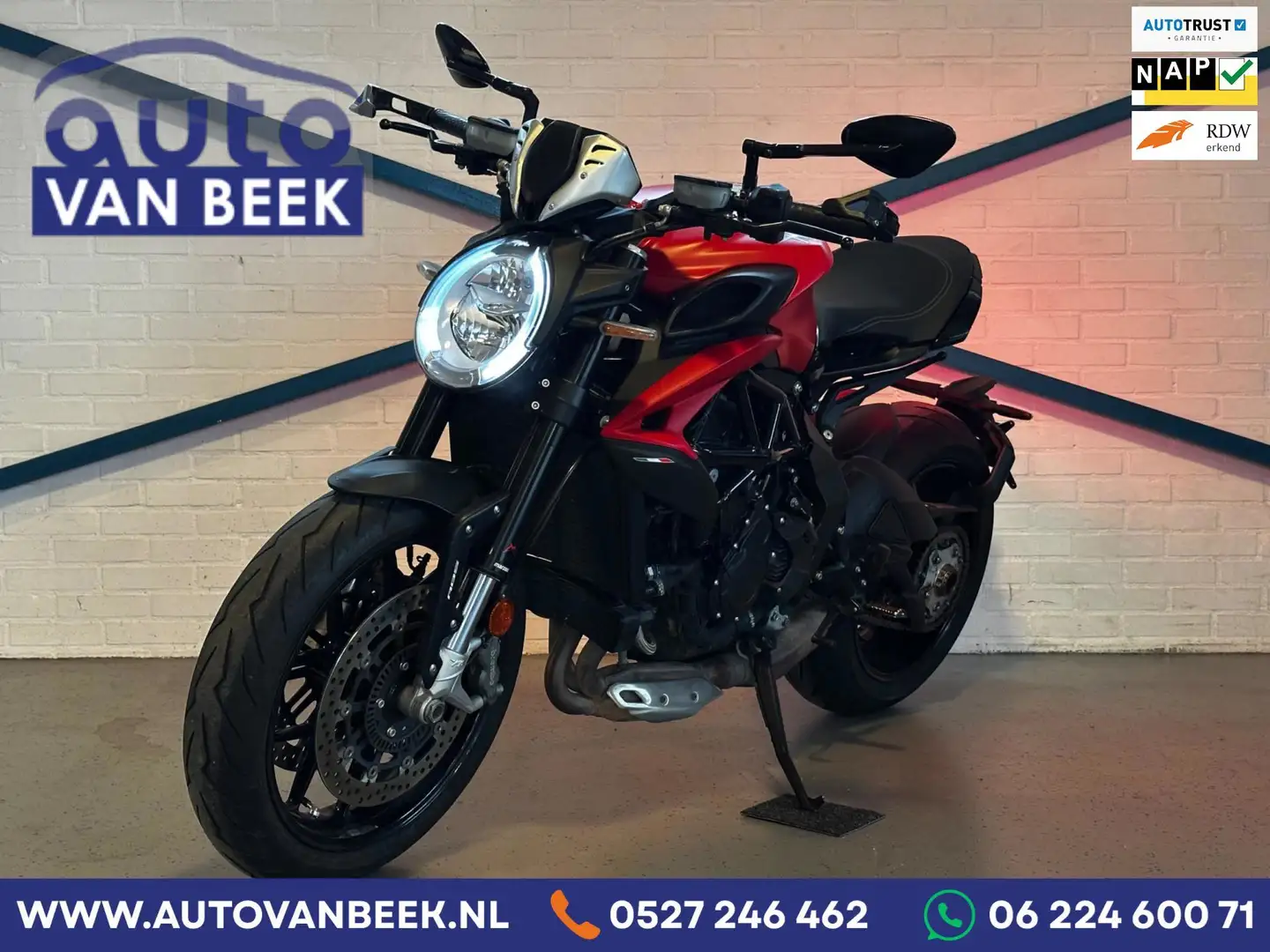 MV Agusta Brutale 800 Tour Dragster Rosso|Quikshift|Cruise|Facelift Rojo - 2