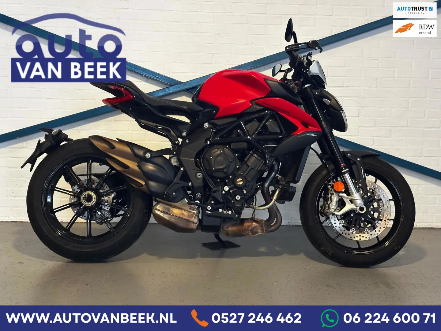 MV Agusta Brutale 800 Tour Dragster Rosso|Quikshift|Cruise|Facelift Rojo - 1