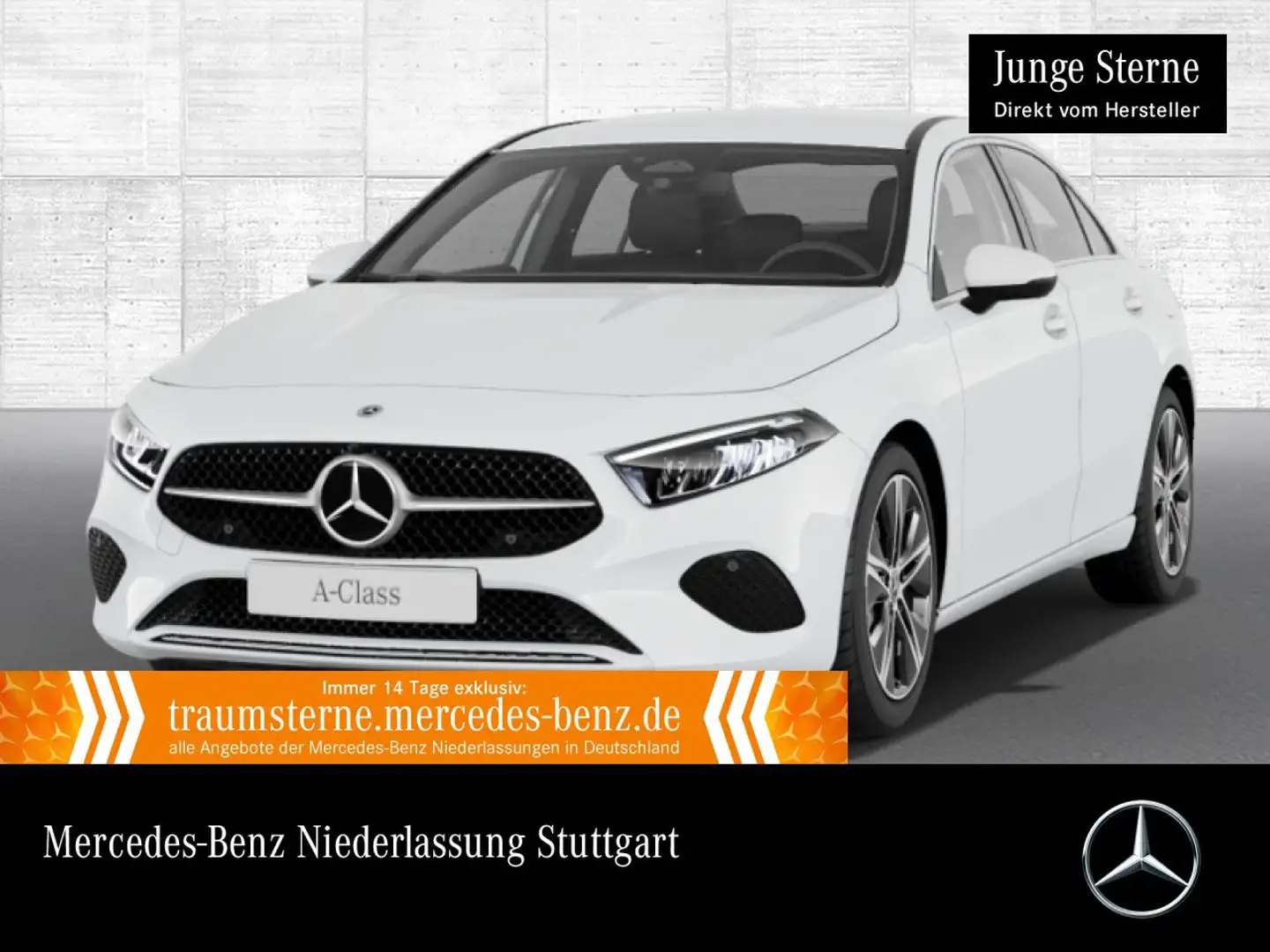 Mercedes-Benz A 250 e Lim PROGRESSIVE+LED+KAMERA+TOTW+KEYLESS+8G Weiß - 1