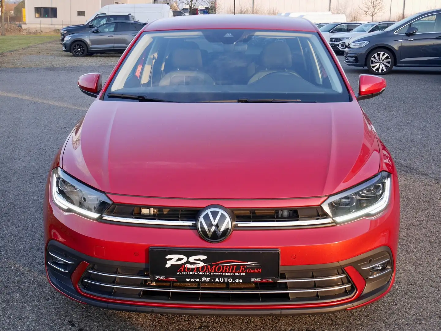 Volkswagen Polo 1.0 TSI DSG"Style"Kamera+Matrix LED+App+DAB Rot - 2