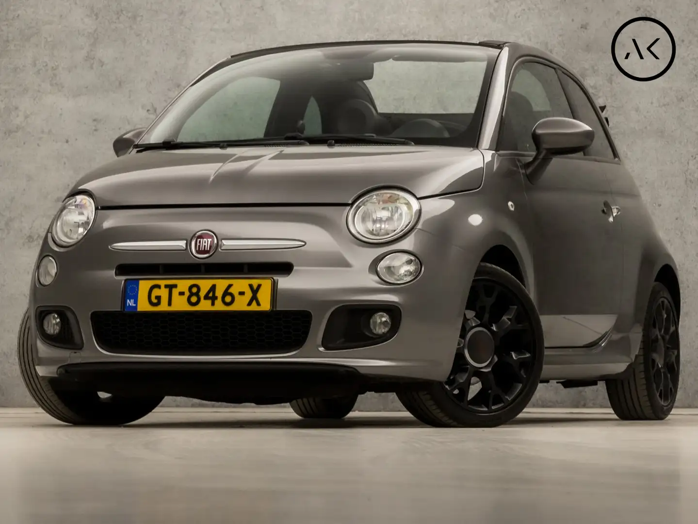 Fiat 500C 0.9 TwinAir Turbo 500S (VIRTUAL COCKPIT, LEDEREN S Grijs - 1