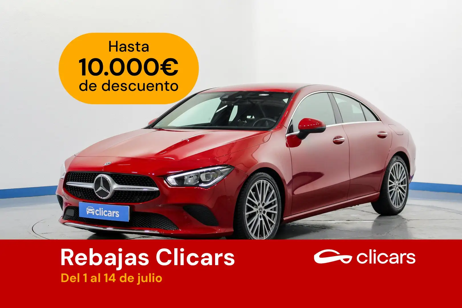 Mercedes-Benz CLA 180 7G-DCT Rojo - 1