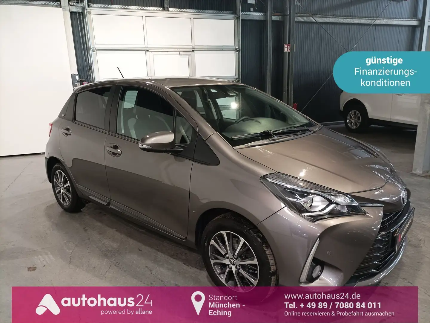 Toyota Yaris 1.5 Dual-VVT-iE Team D|Sitzheiz|ParkPilot Gris - 1