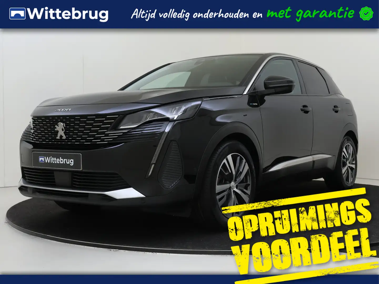 Peugeot 3008 1.6 HYbrid 225 Allure | Navigatie | Trekhaak | UIT Zwart - 1
