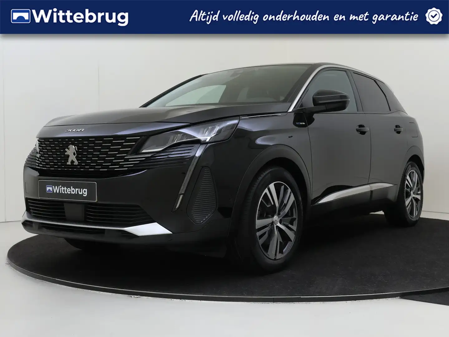 Peugeot 3008 1.6 HYbrid 225 Allure | Navigatie | Trekhaak | Noir - 1