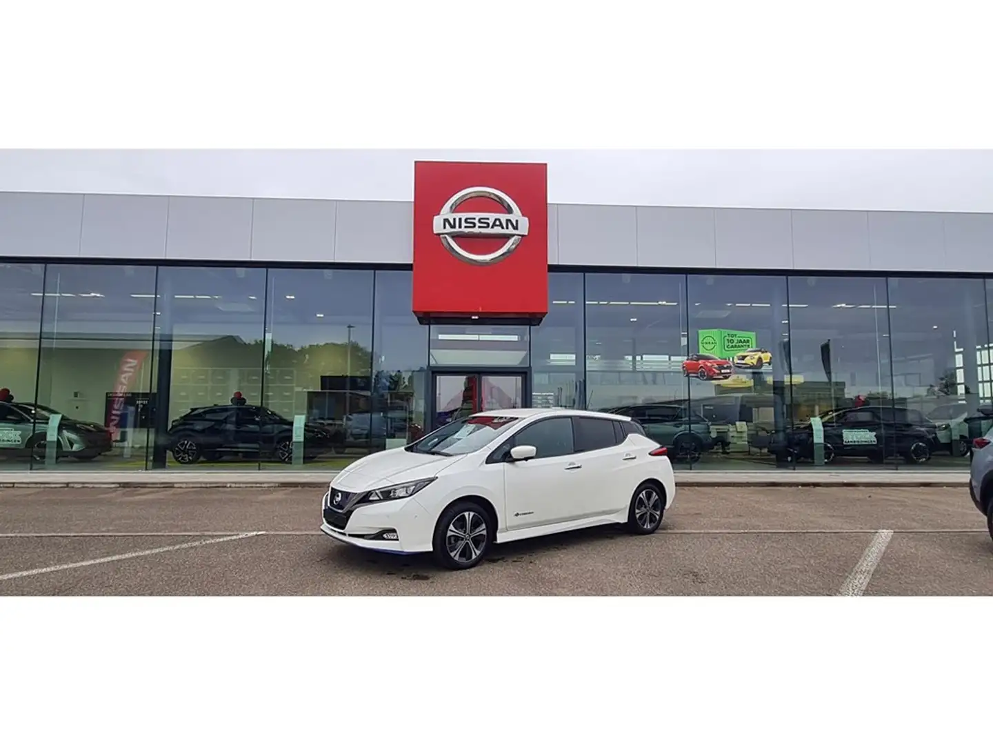 Nissan Leaf Tekna 63 kw Blanc - 1