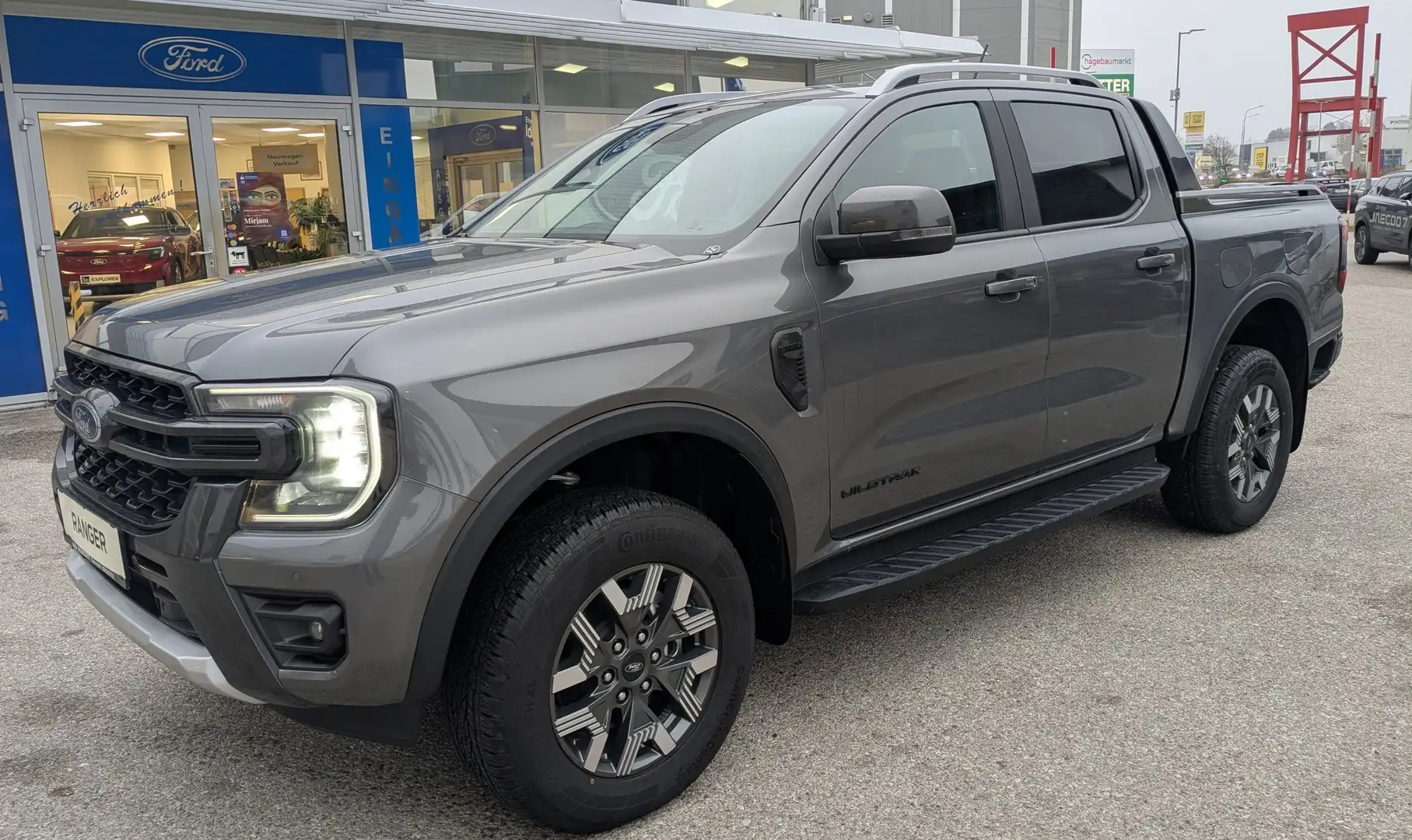 Ford Ranger Plug-in-Hybrid Wildtrak e-4WD Doppelkabine Grau - 2