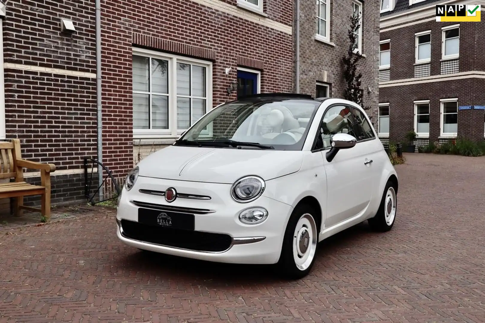 Fiat 500C Anniversario Cabrio | Cruise Control | 7 Inch Disp Blanc - 1