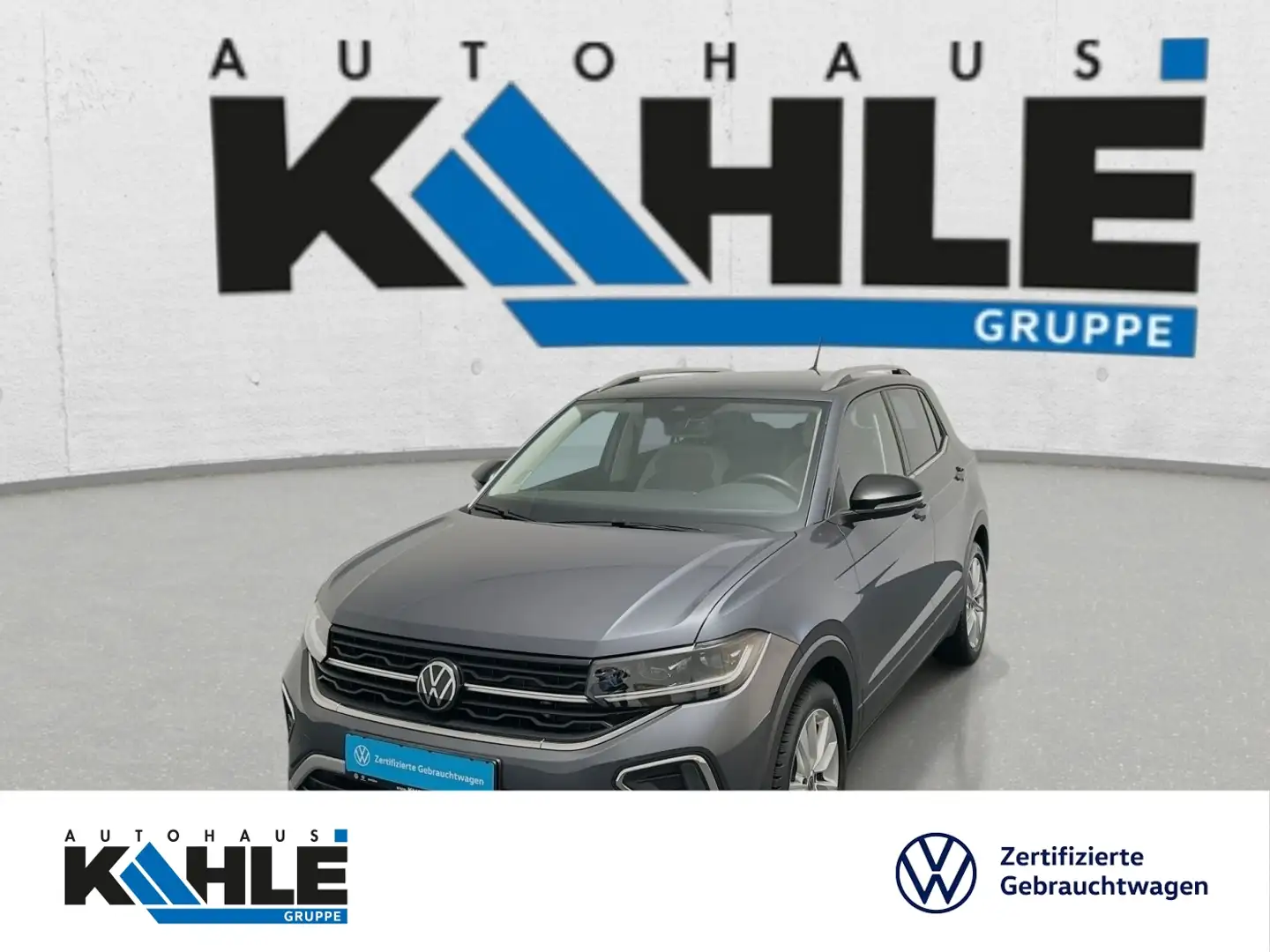 Volkswagen T-Cross 1.0 TSI DSG Style Matrix LED Navi RFK Grau - 1