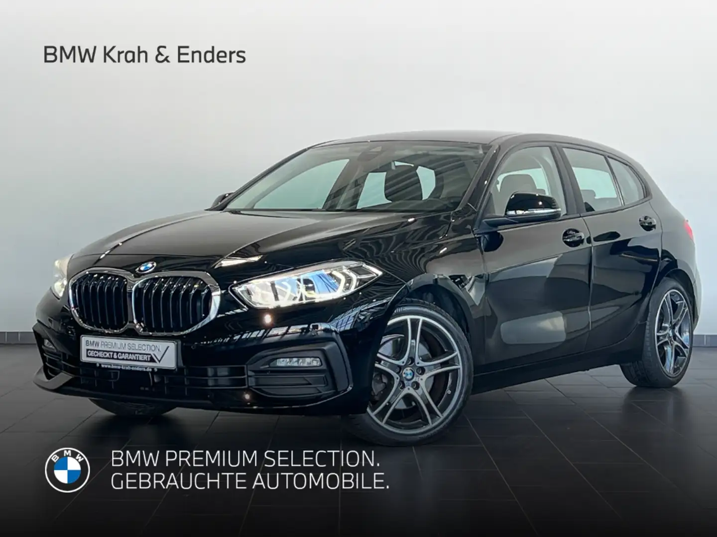 BMW 118 d Advantage+LED+Navi+PDCv+h+SHZ+Automatik Schwarz - 1