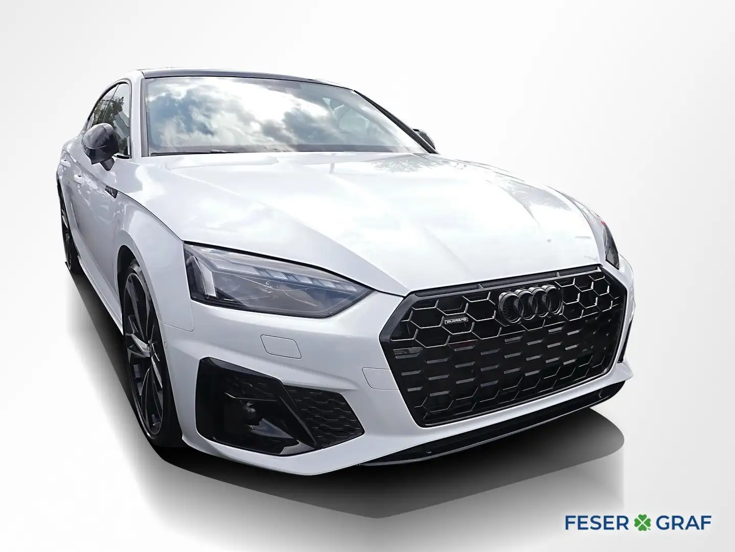 Audi A5 Sportback 40 TDI S line S tronic qu. AHK Pano B&O Weiß - 2