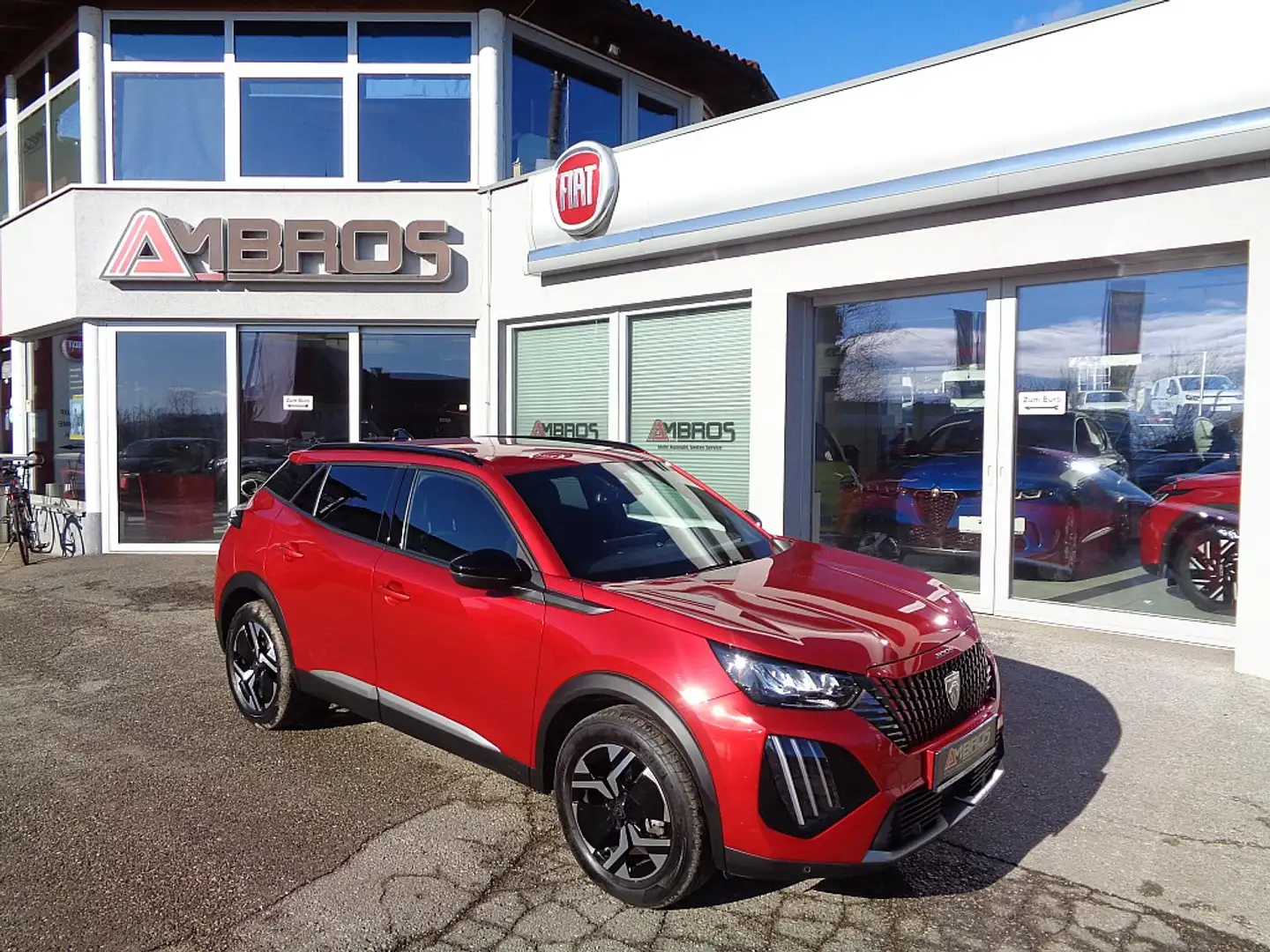 Peugeot 2008 PureTech AUTOMATIK 130 S&S Allure EAT8 Rot - 1