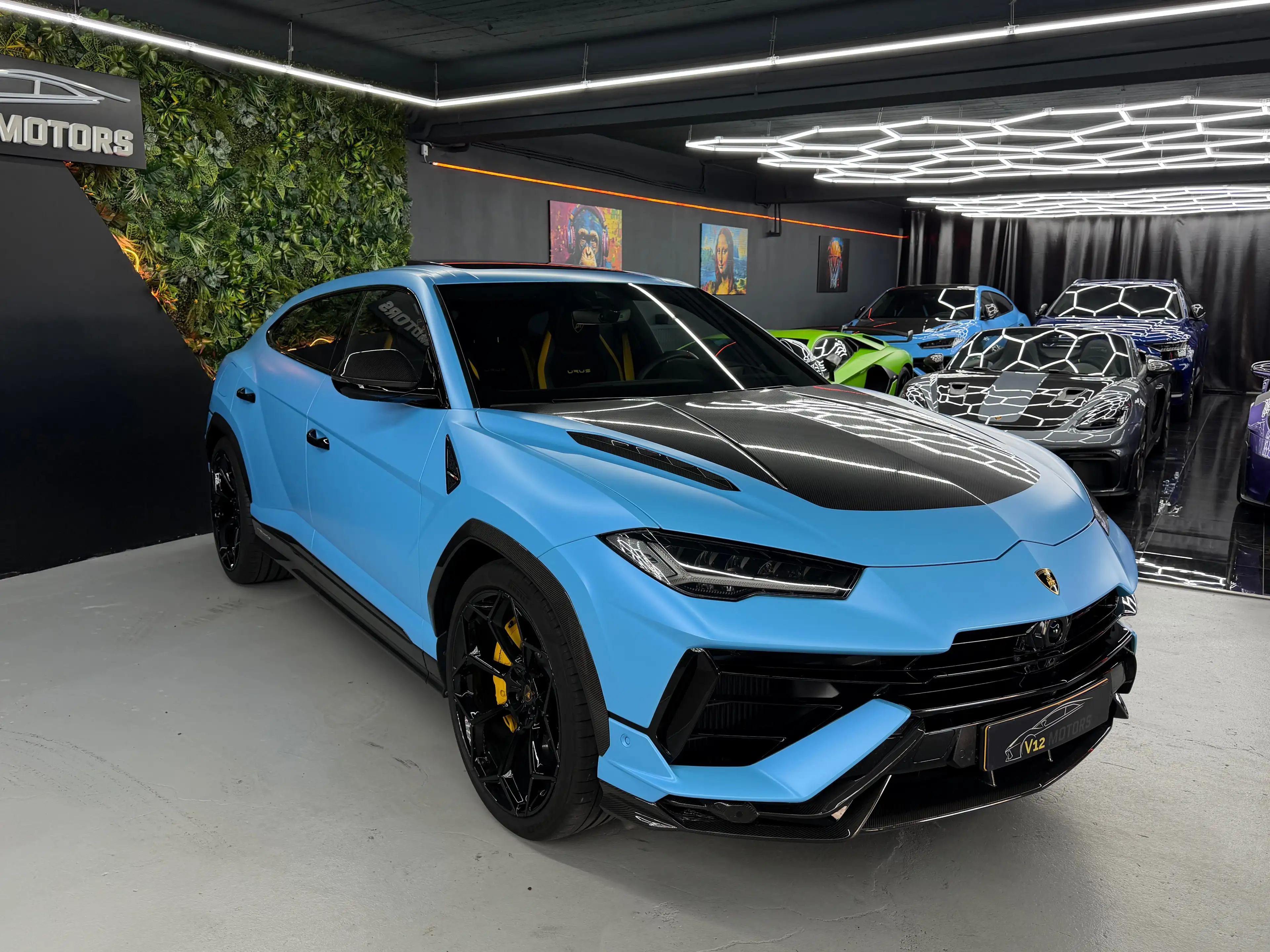 Lamborghini Urus Performante Bleu Cepheus MATT Full PPF — photo 3