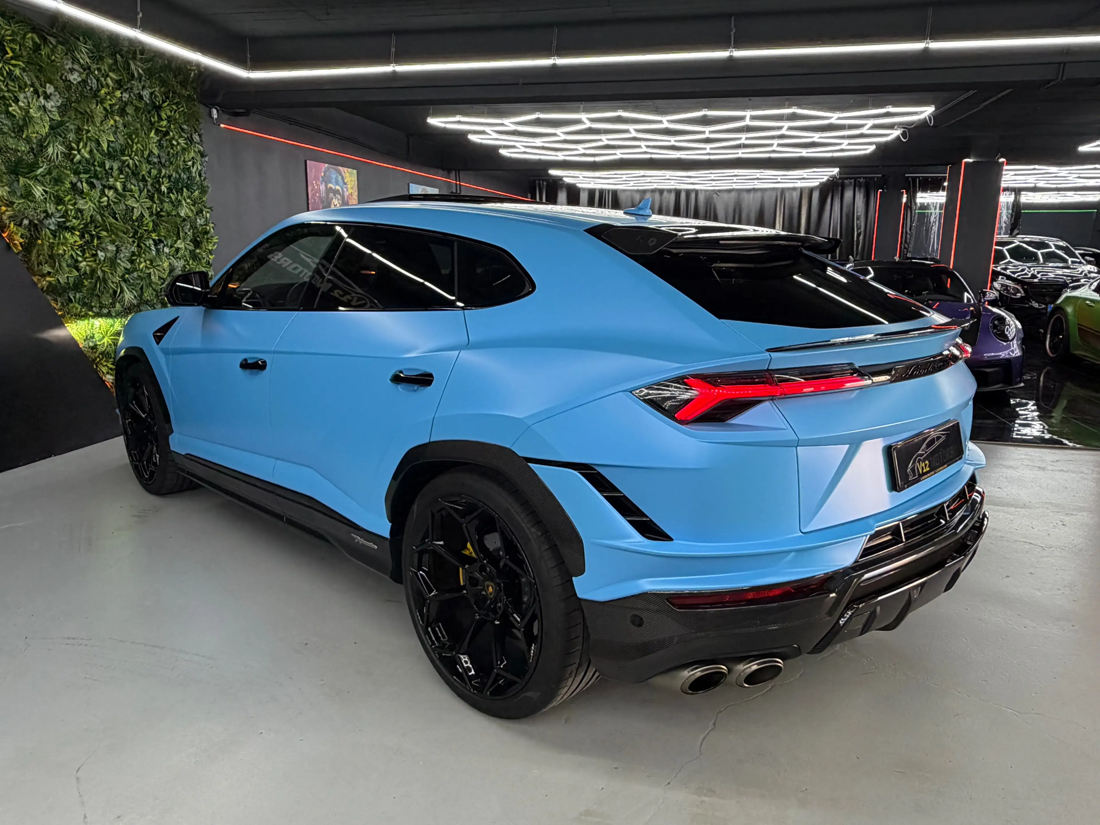 Lamborghini Urus Performante Bleu Cepheus MATT Full PPF — photo 7