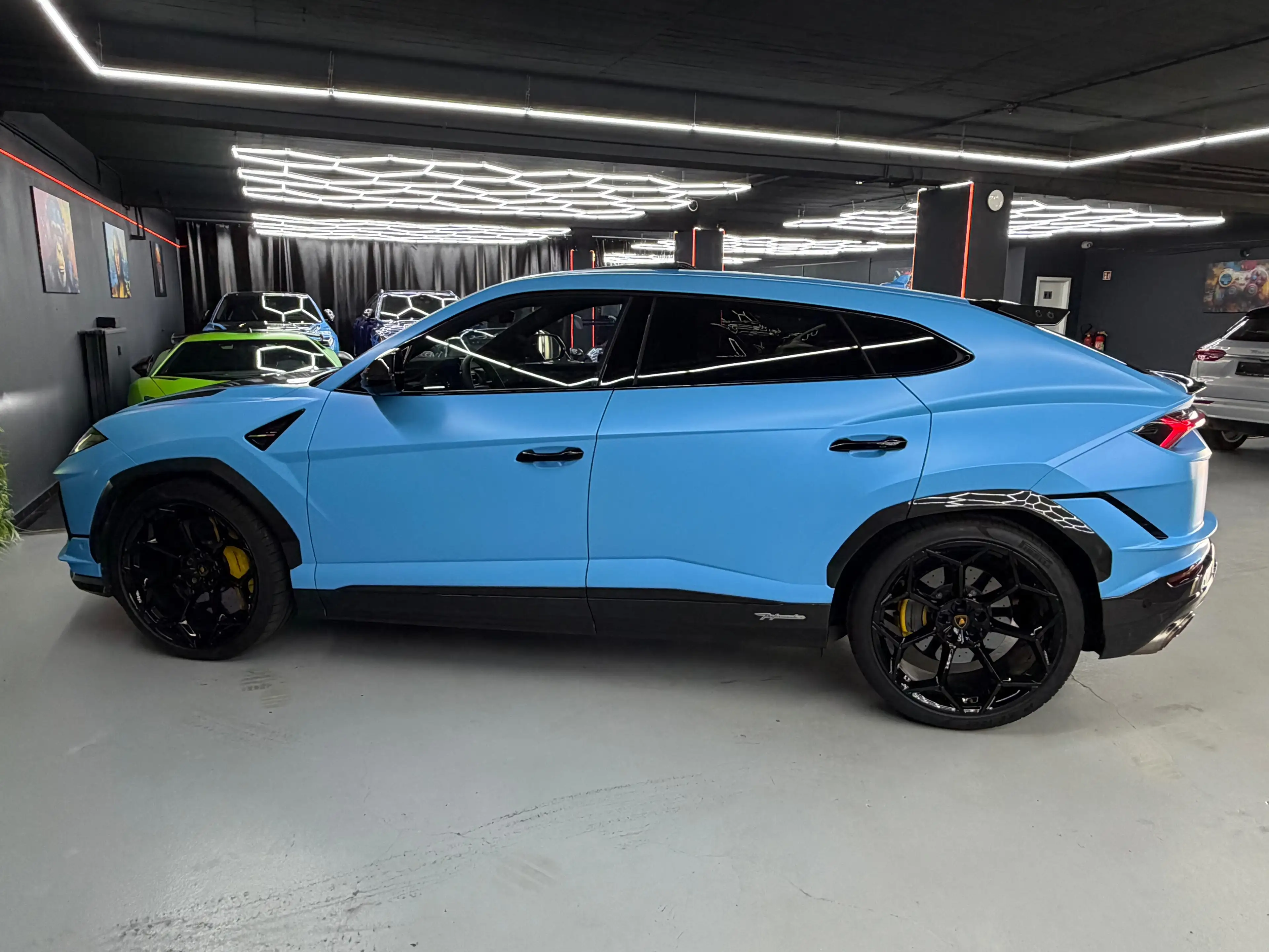 Lamborghini Urus Performante Bleu Cepheus MATT Full PPF — photo 8