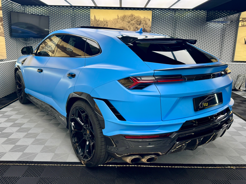 Lamborghini Urus Performante Bleu Cepheus MATT Full PPF — photo 5