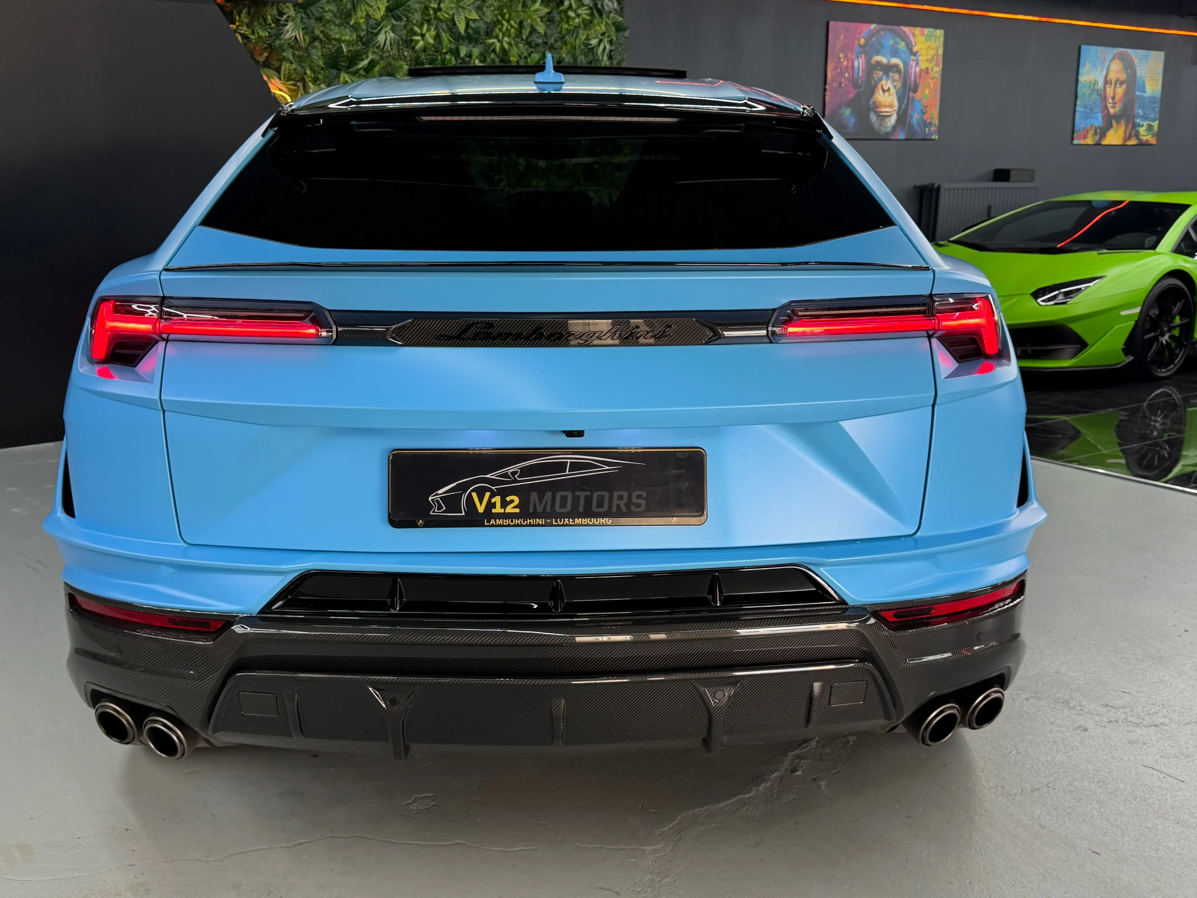 Lamborghini Urus Performante Bleu Cepheus MATT Full PPF — photo 6