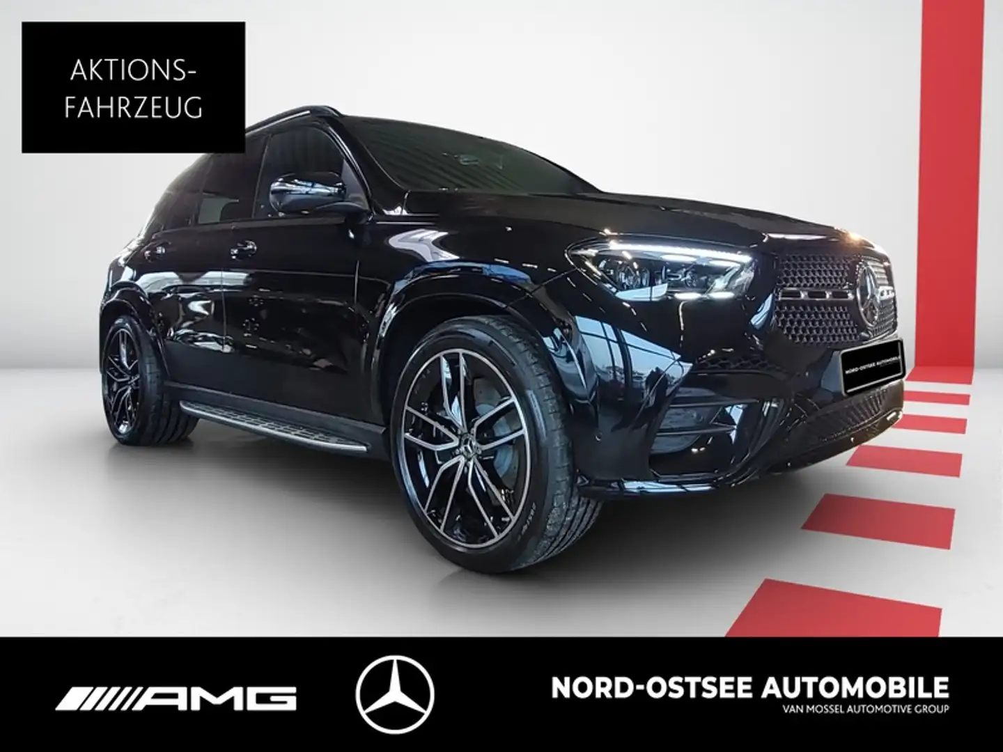 Mercedes-Benz GLE 450 d 4m AMG NIGHT PANO AHK HUD AIRMATIC Schwarz - 2