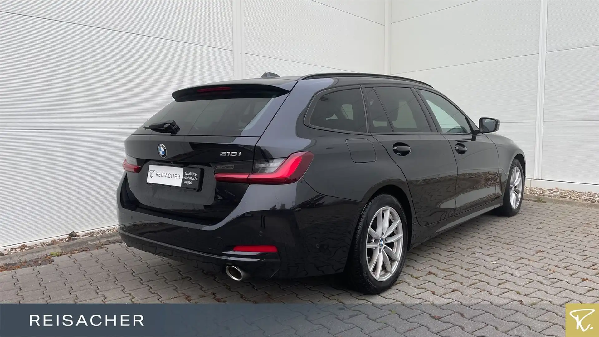 BMW 318 i A Tou LCPro.HuD,adLED,360°,DrivingAss. Schwarz - 2