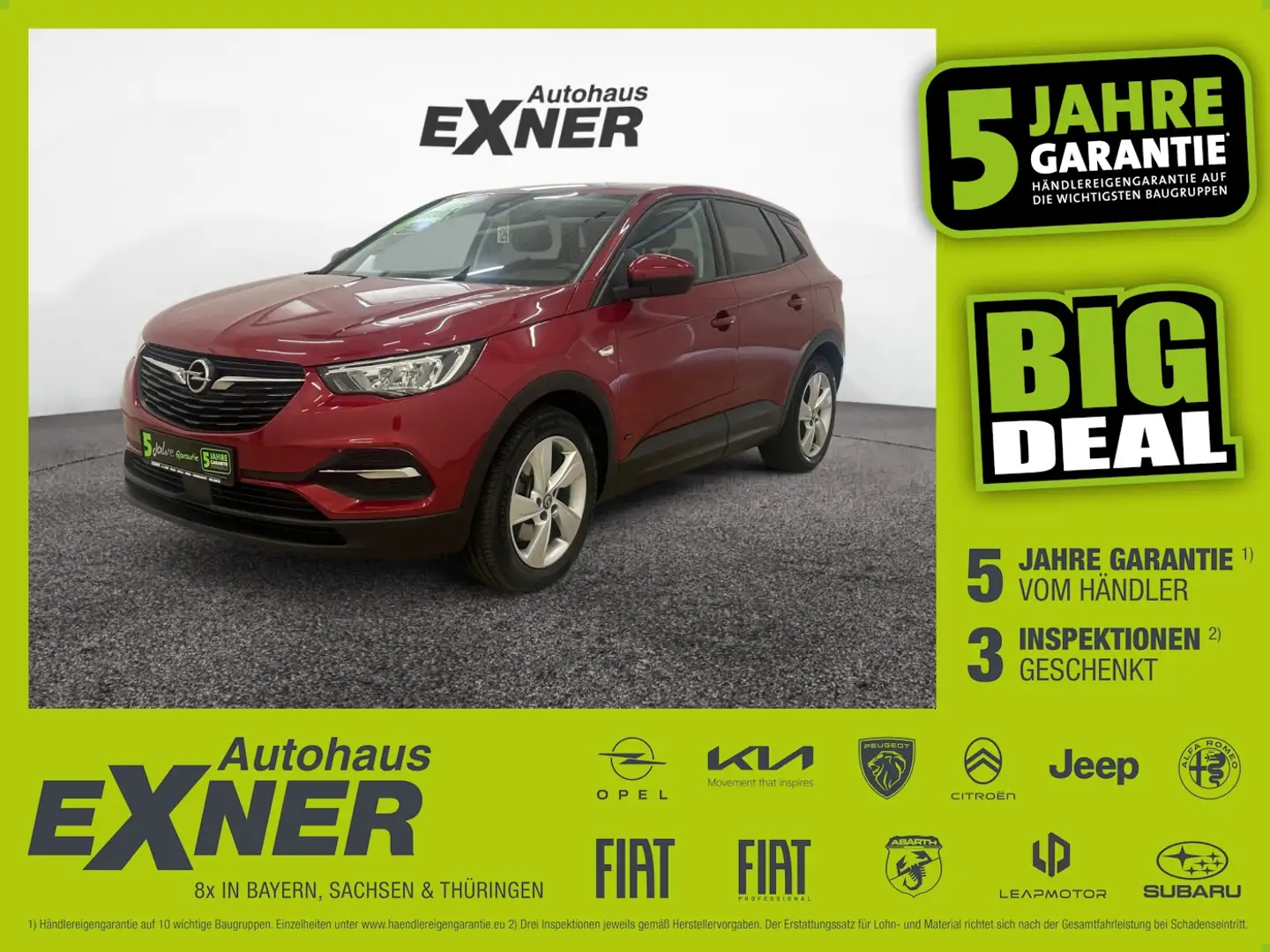 Opel Grandland X 1.6 Turbo Hybrid EDITION Navi, LED Rot - 1