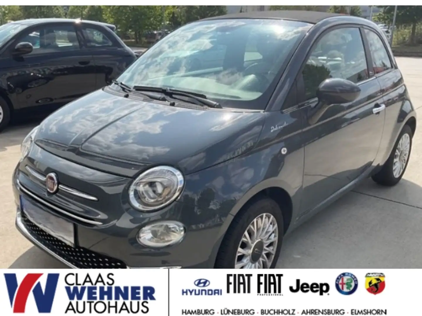 Fiat 500C DolceVita 1.0 Mild Hybrid EU6d UConnect DAB Grau - 1