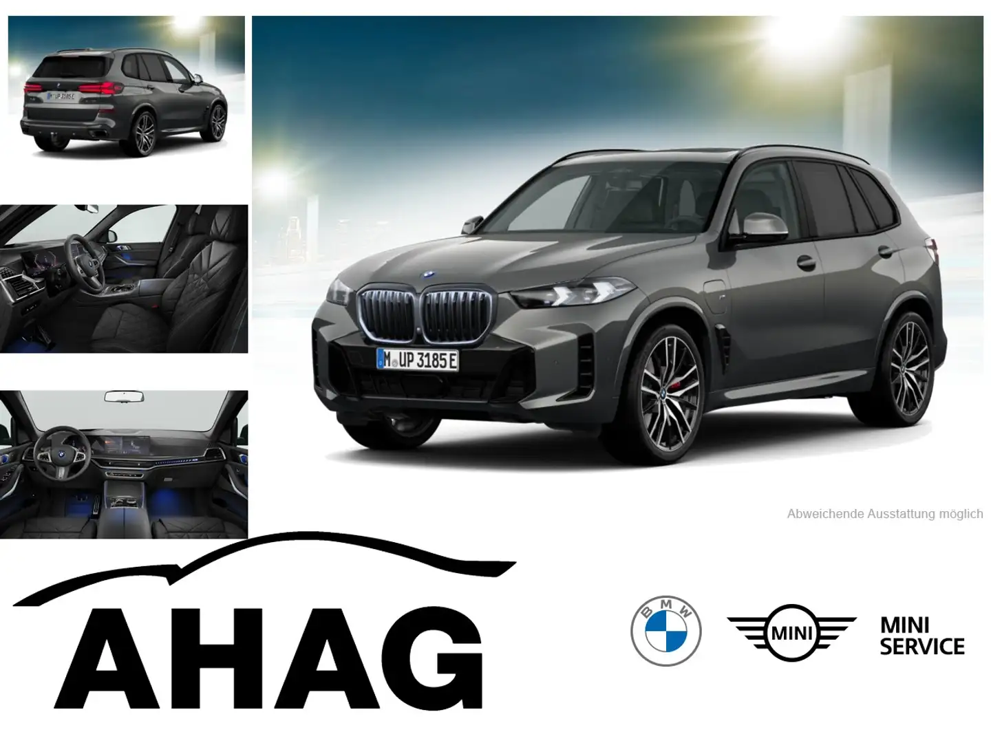 BMW X5 xDrive50e M Sportpaket Innovationsp. Panorama Gris - 1
