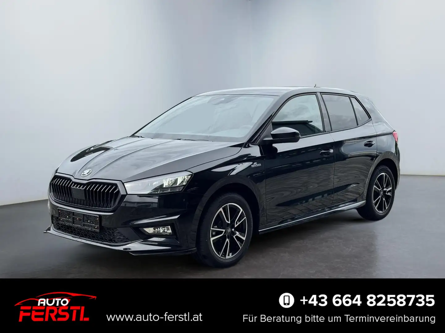 Skoda Fabia 1.0 TSI Monte Carlo DSG 2ZoKl SHZ ACC 2xPDC LED... Schwarz - 1