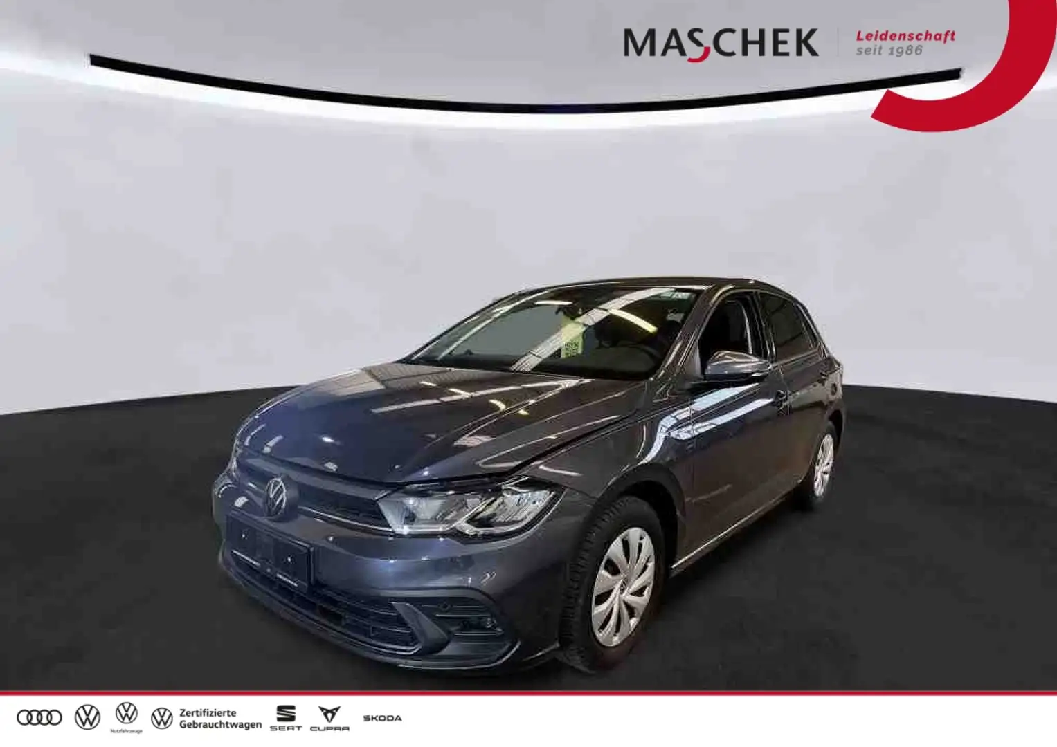 Volkswagen Polo Life 1.0 MPI Navi RearView Sitzh. ACC CarPlay AUT Grau - 1