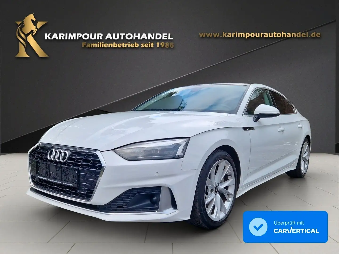 Audi A5 Sportback 40 TDI advanced  *Nav*Pano*LED*RFK* Blanc - 1