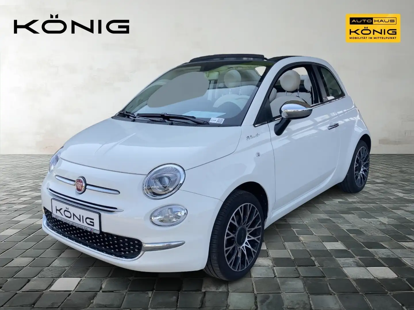 Fiat 500C 1.0 Hybrid DOLCVITA Weiß - 1
