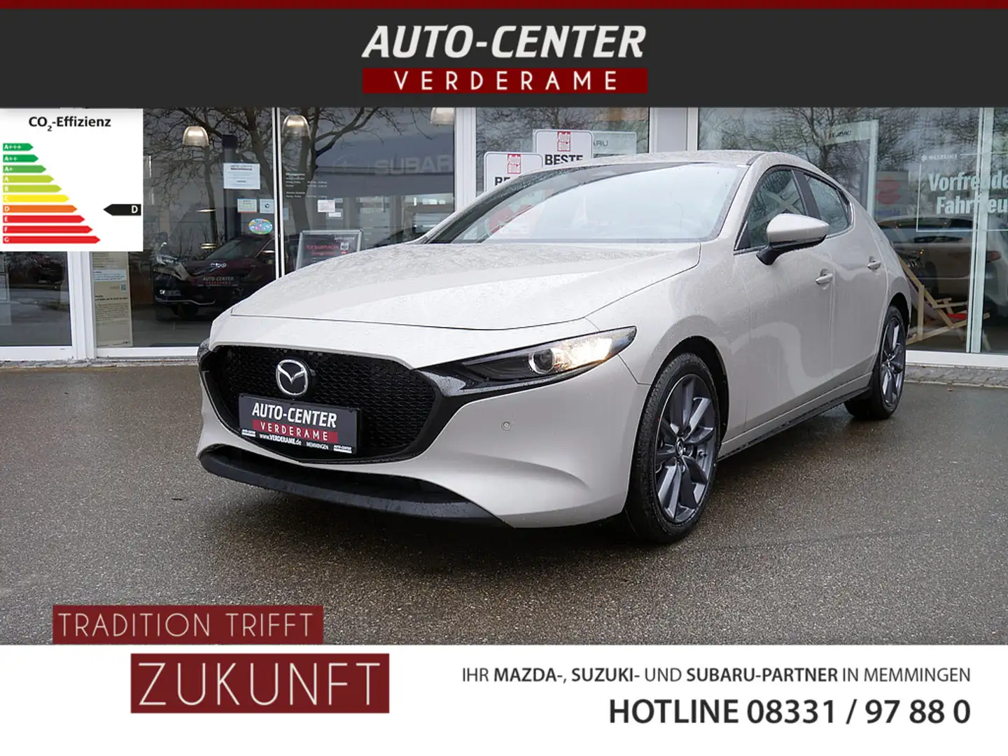 Mazda 3 e-SKYACTIV-G 140 Center-Line ACC HUD LED Beige - 1
