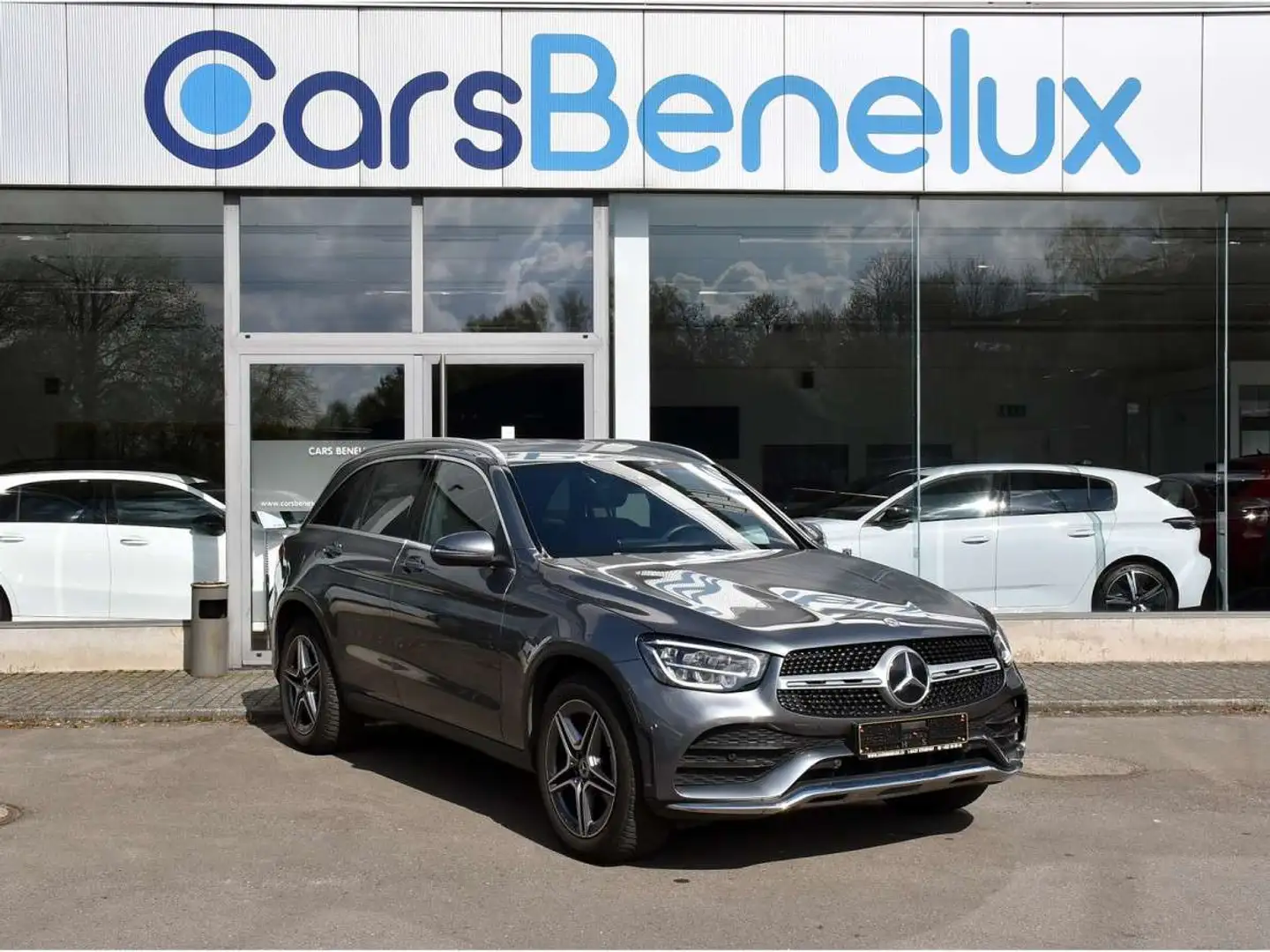 Mercedes-Benz GLC 220 CDI 4Matic AMG Line 9G GPS  ANGLE MORT ATT RMQ 1M Gris - 1