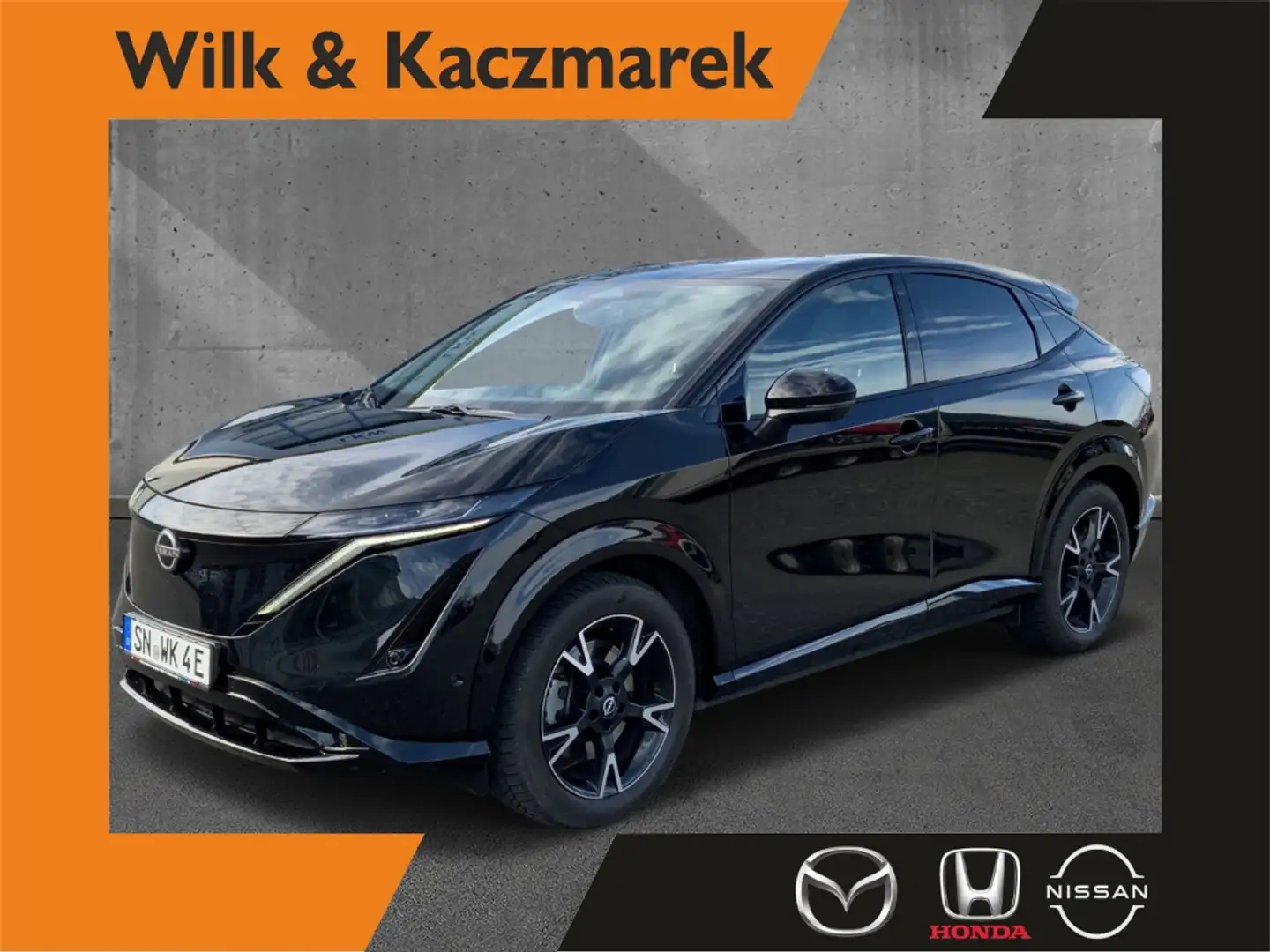 Nissan Ariya Evolve Pack e-4orce 87 kWh 4x4 El. Panodach Navi L Чёрный - 1