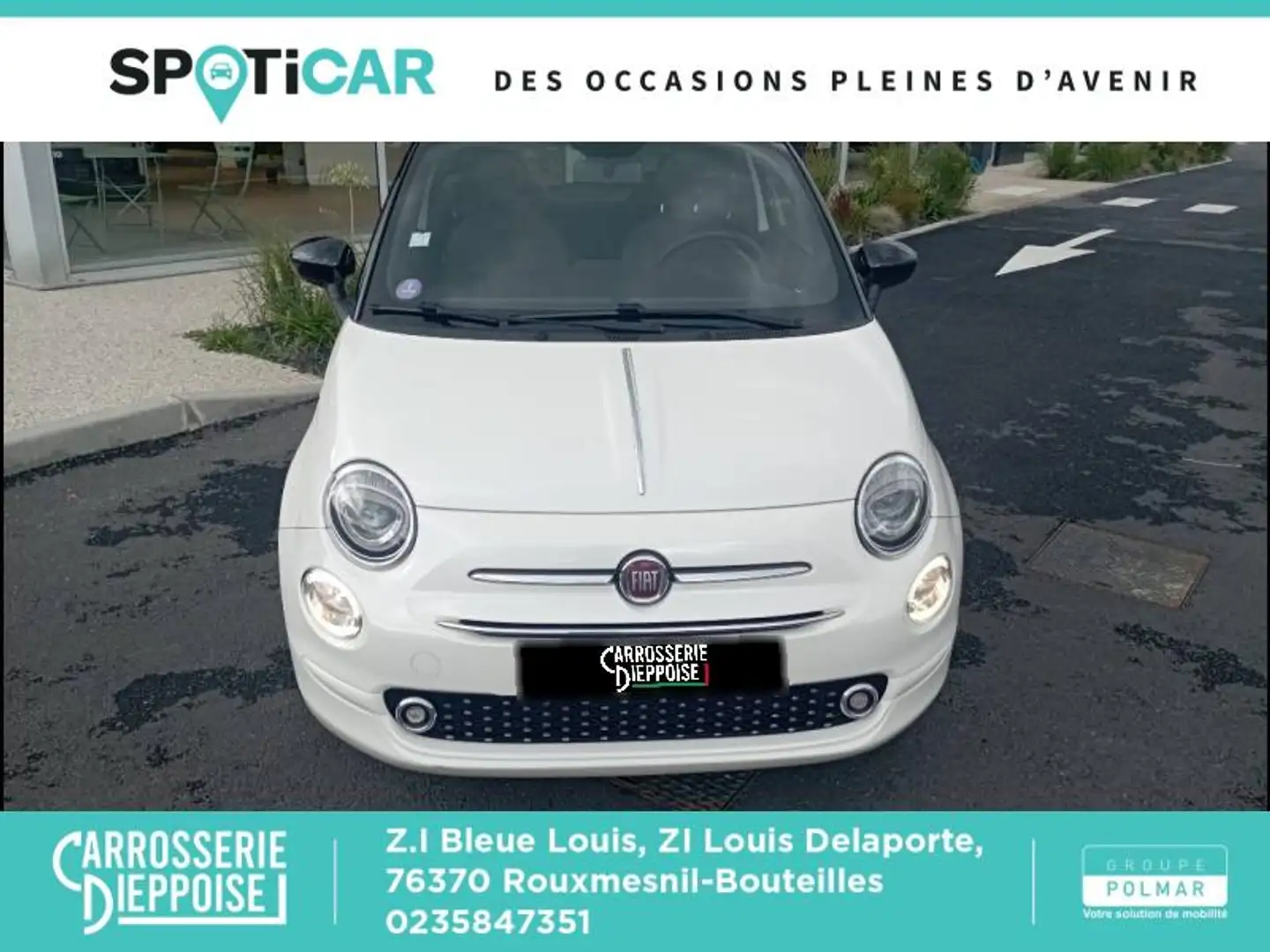Fiat 500e 1.2 8v 69ch Eco Pack 120th Euro6d Blanc - 2